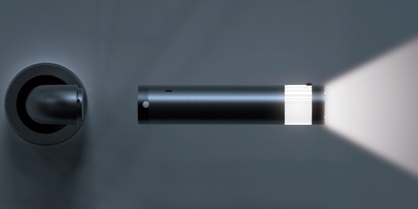 Flashlight Door Handle