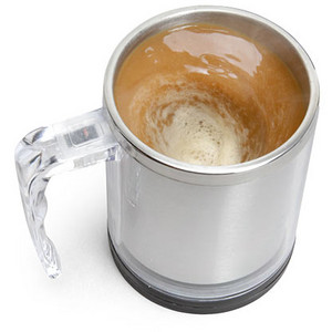 Self-Stirring Mug from ThinkGeek