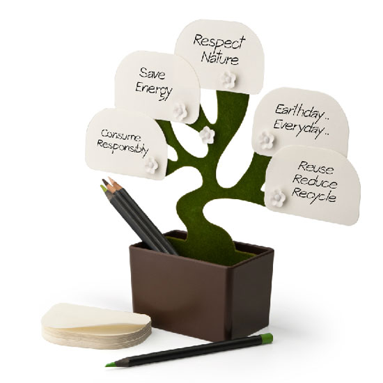 Bonsai Desk Organizer & Memo Holder