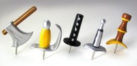 Medieval Weapons Push Pins