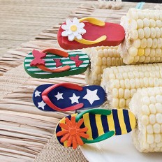 Flip Flop Corn Holders