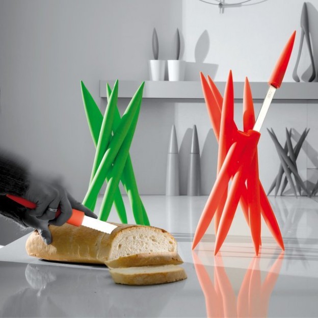 Legnoart Spicy Steak Knives Holder Oh My That's Awesome