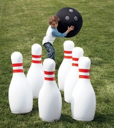 giant inflatable bowling