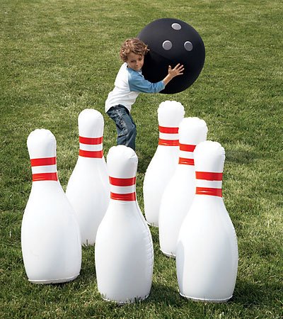 giant inflatable bowling