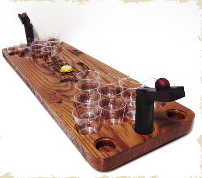 mini beer pong
