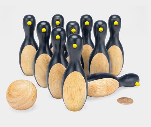 penguin bowling