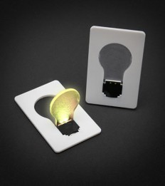 wallet sized lightbulb