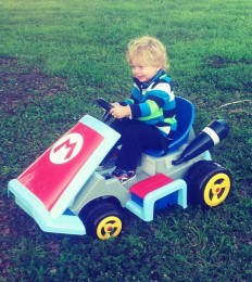 mario kart ride on vehicle