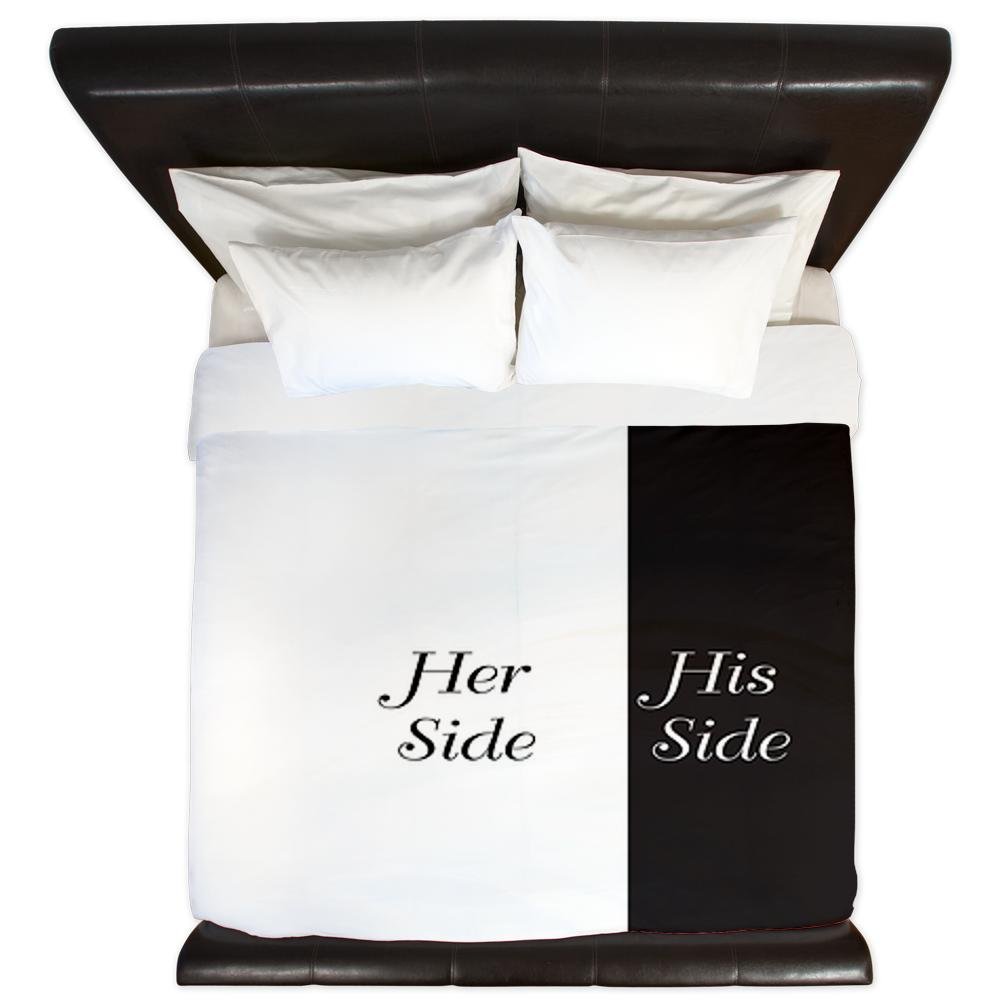 His Side/Her Side Duvet Cover | Oh My That's Awesome