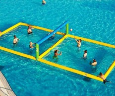 inflatable volleyball court