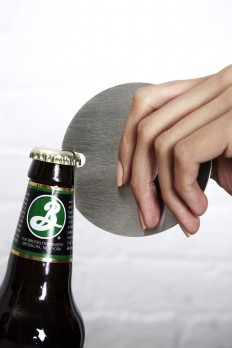 bottle opener coaster