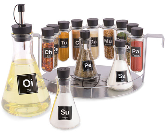 chemistry spice rack