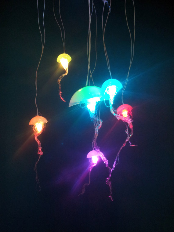jellyfish hanging lights