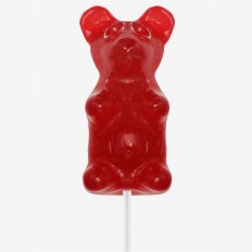 giant gummy bear on a stick