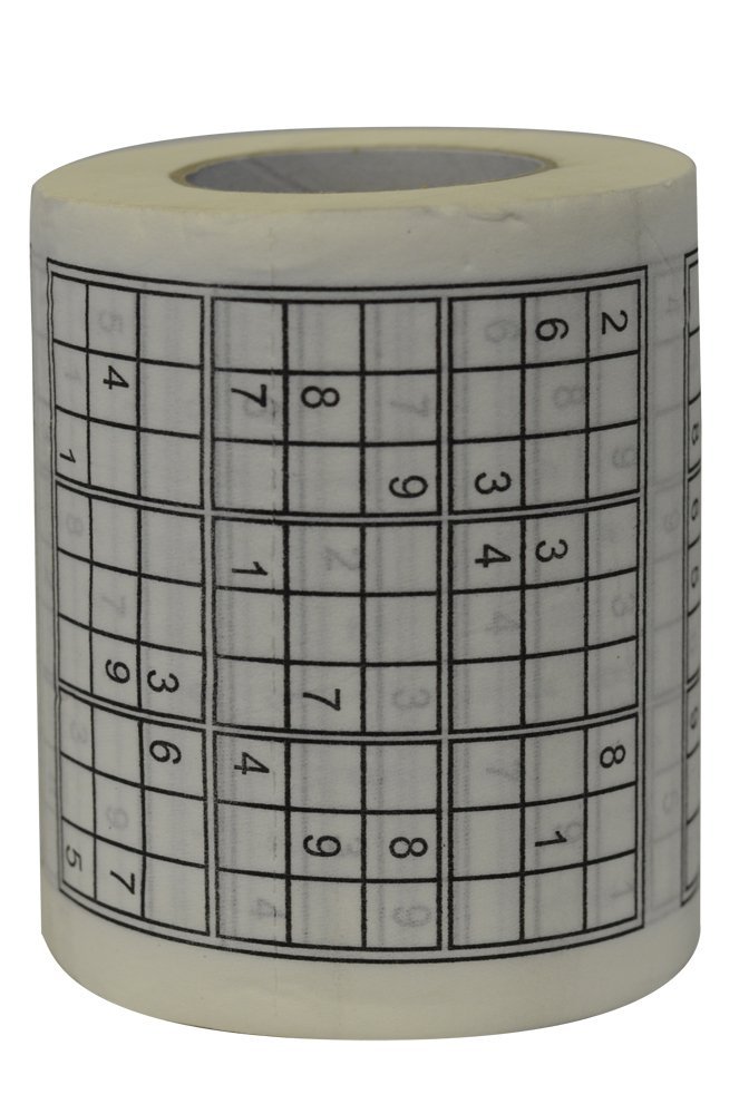 sudoku toilet paper