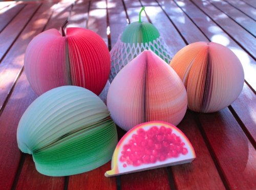 3D Fruit Memo Pads